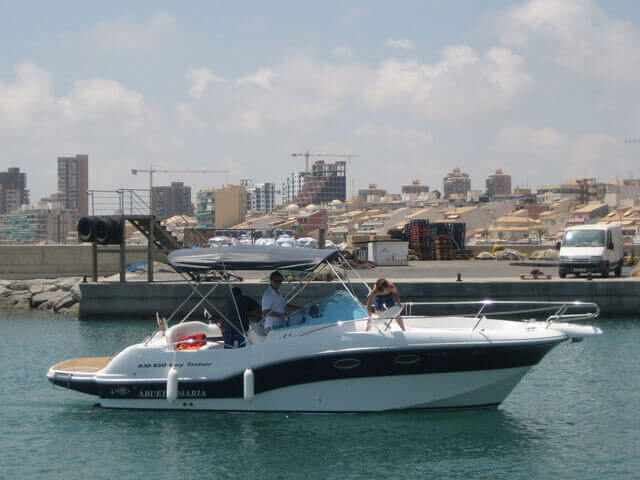 Abuela María salidas en barco El Campello (Alicante)